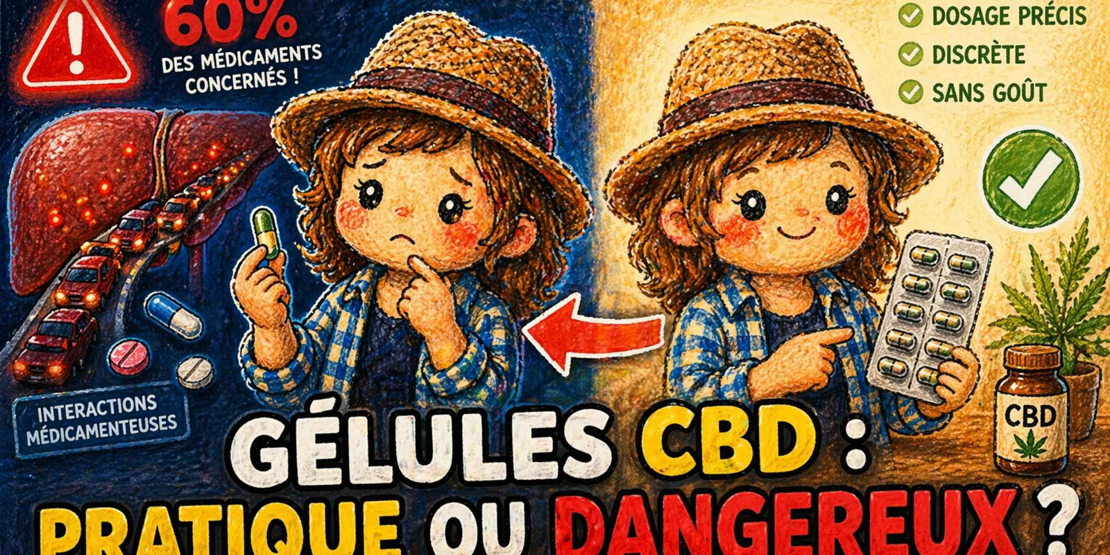 Les gélules CBD : comment ça marche?