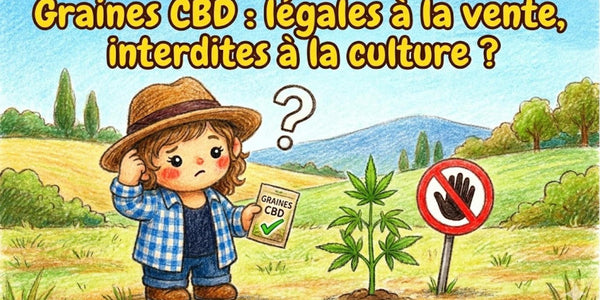 Graines CBD : légales à la vente, interdites à la culture ?