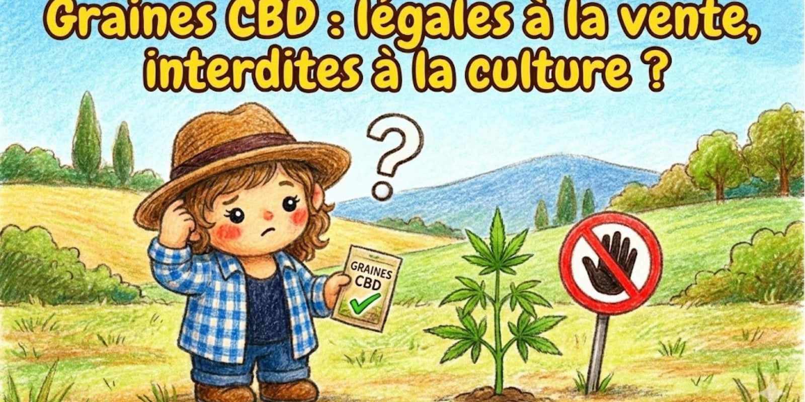 Graines CBD : légales à la vente, interdites à la culture ?