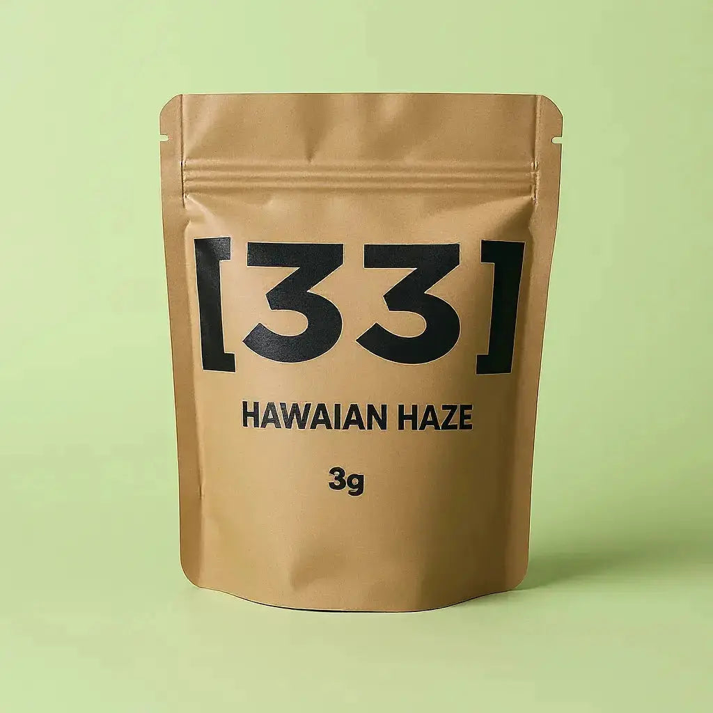 photo de l'emballage du produit cbd hawaiian haze