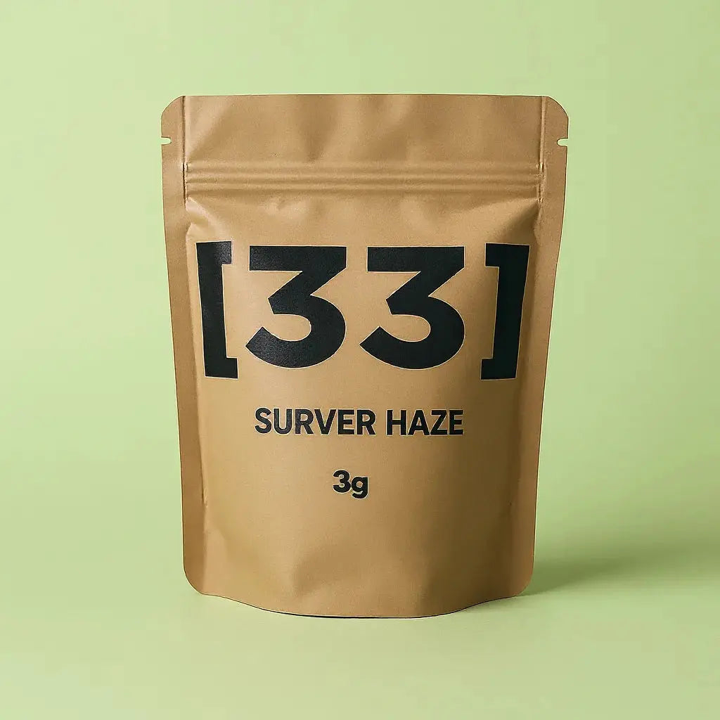 photo de l'emballage du produit cbd surver haze