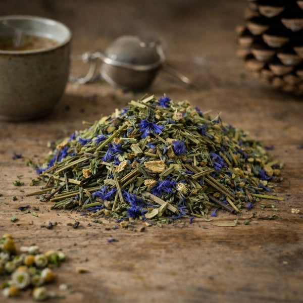 Infusion CBD Épure GR33NZ : citronnelle, origan et chanvre bio. Une tisane légère et fraîche, parfaite pour aider à la digestion naturellement.